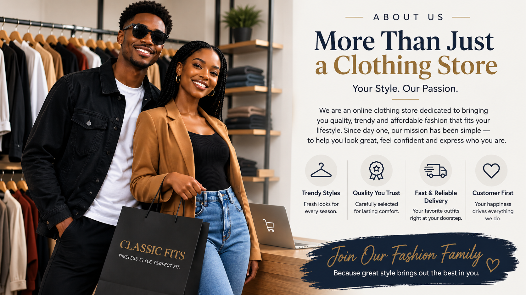 ONLINE CLOTHING STORE